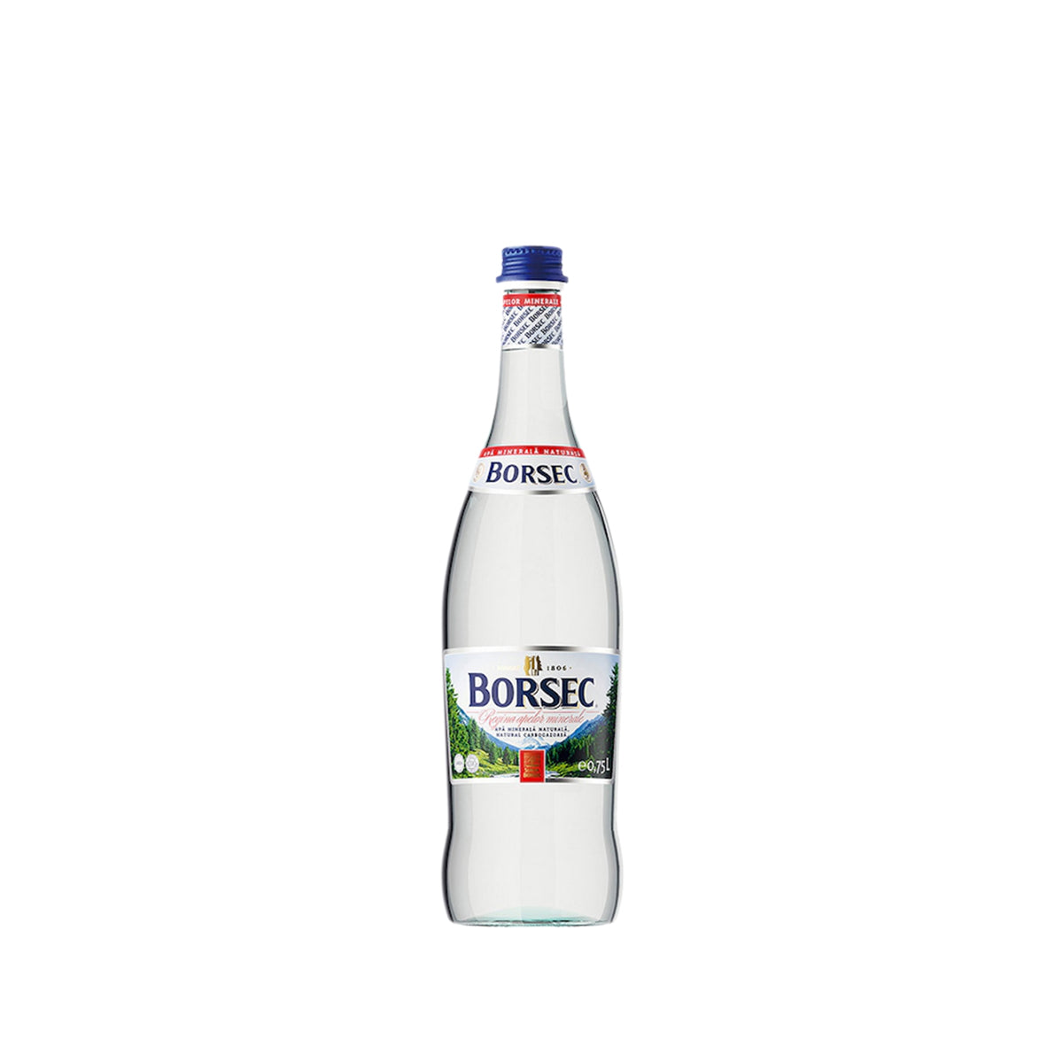 Apă minerală carbogazoasă Borsec 0.75L